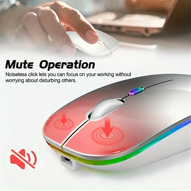 Bluetooth 5.1 + 2.4GHz Wireless Mouse