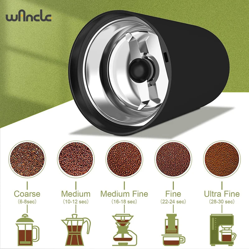 200W High Power Coffee Grinder