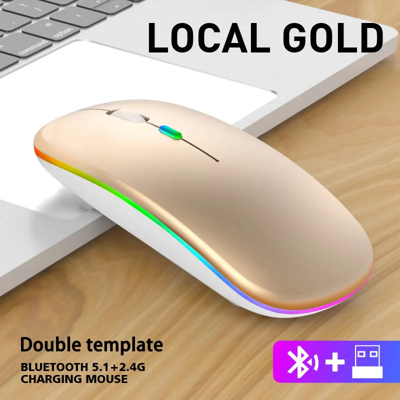 Bluetooth 5.1 + 2.4GHz Wireless Mouse