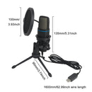 Microfone USB RGB Condensador