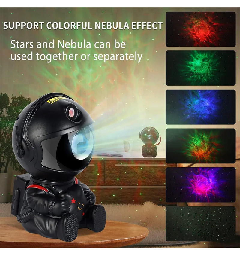 Galaxy Star Astronaut Projector Lamp 