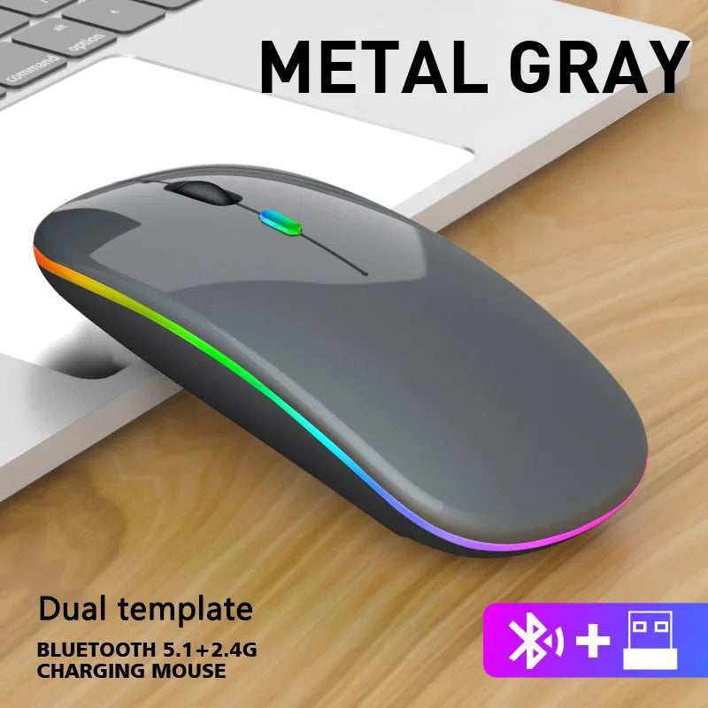 Bluetooth 5.1 + 2.4GHz Wireless Mouse