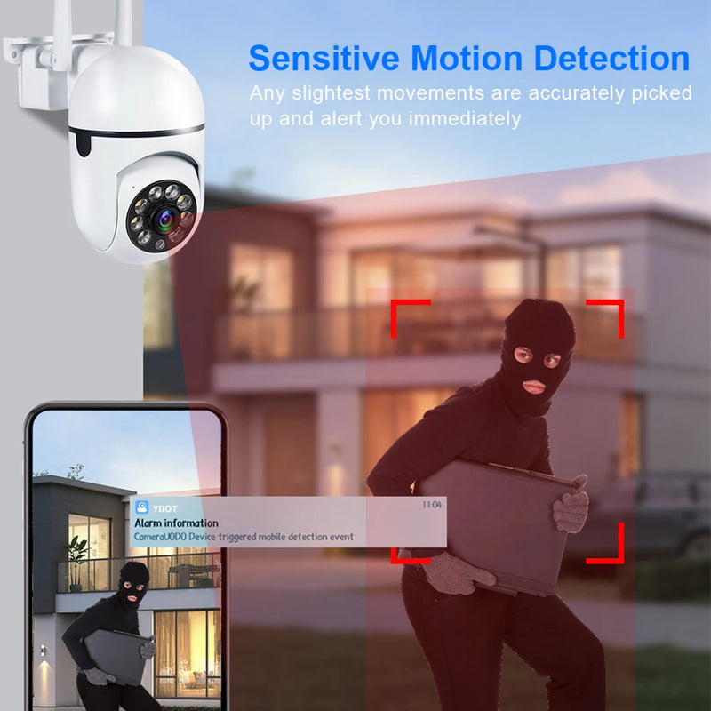 8MP Wireless PTZ Surveillance Camera