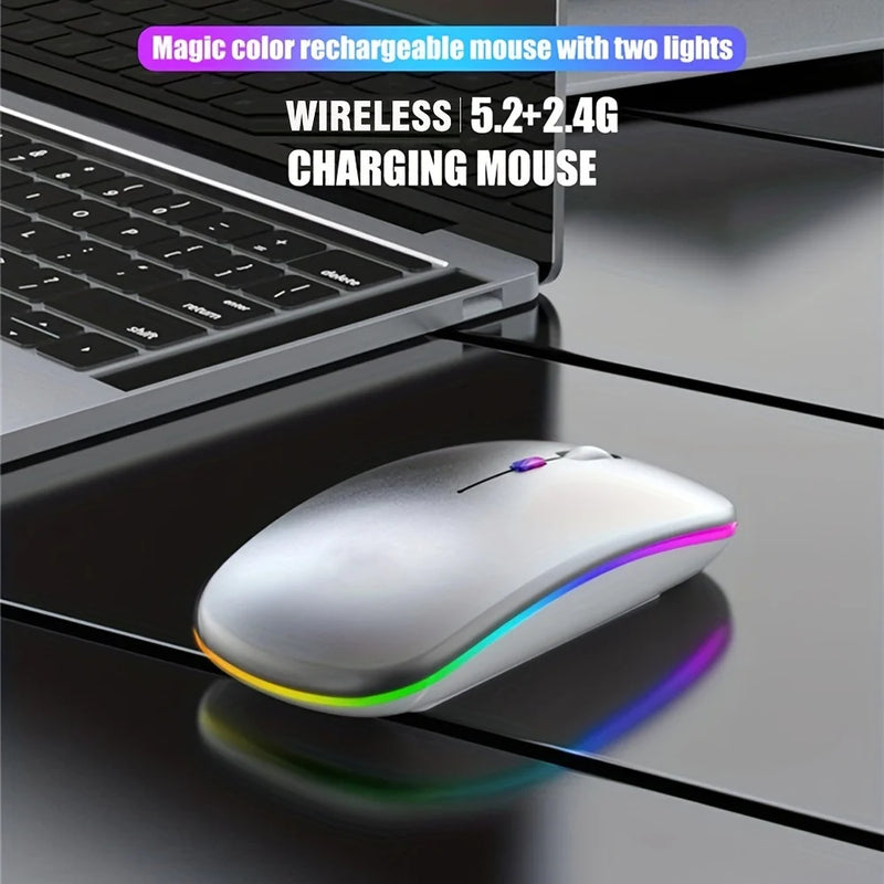 Bluetooth 5.1 + 2.4GHz Wireless Mouse