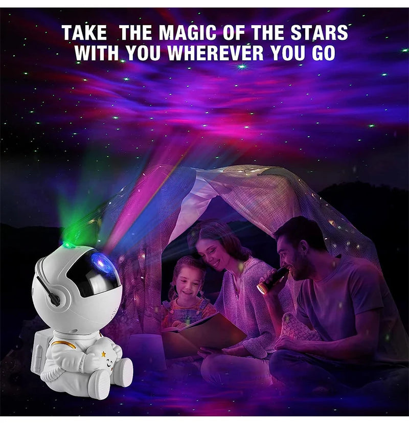 Galaxy Star Astronaut Projector Lamp 