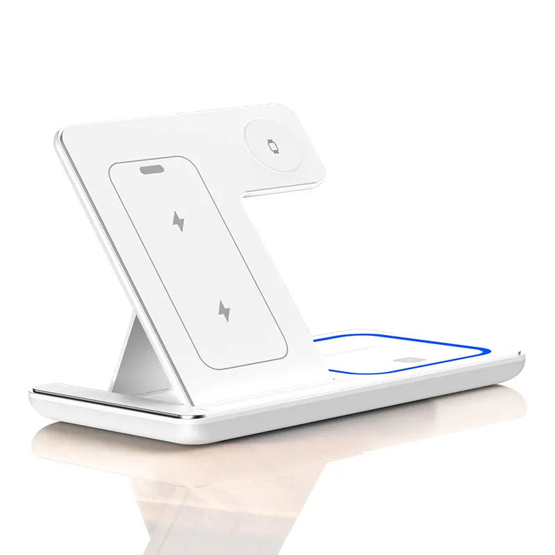 3 in 1 Foldable LED Charging Station 30W 