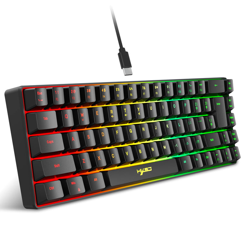 Teclado para gamers de 68 teclas