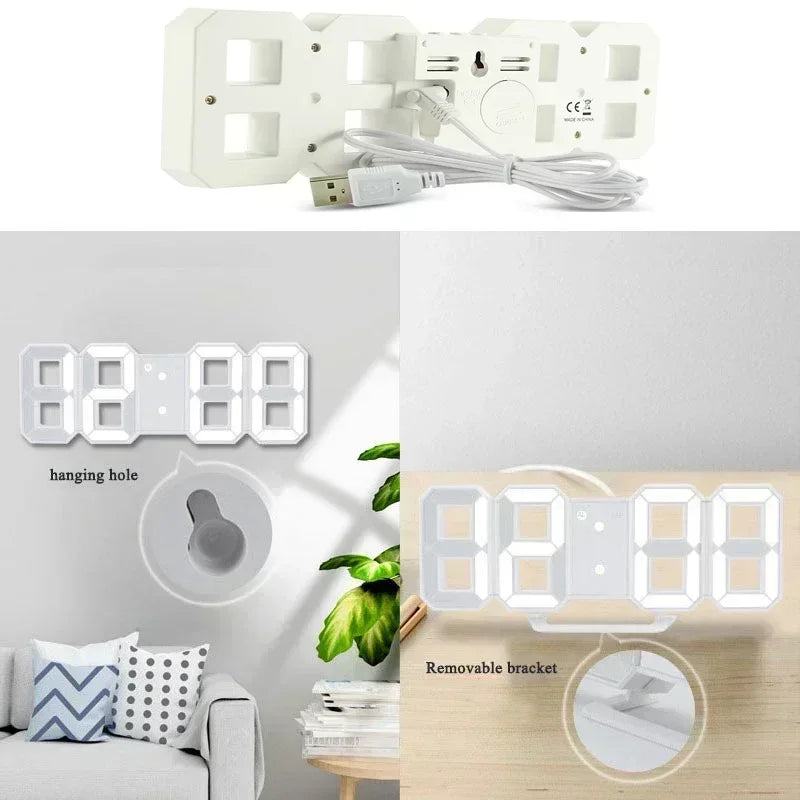 3D LED Digital Clock