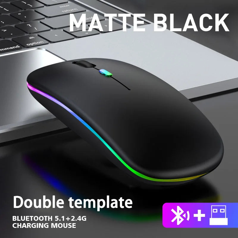 Bluetooth 5.1 + 2.4GHz Wireless Mouse